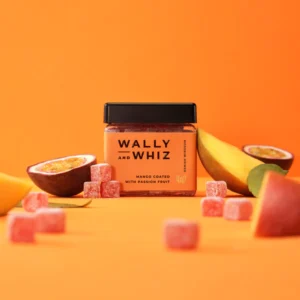 Wally and Whiz - MANGO MED PASSIONSFRUGT, 140G